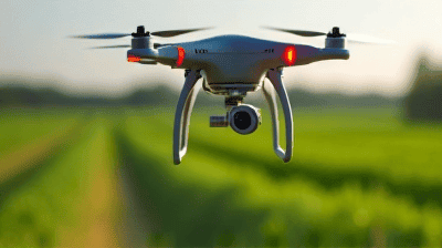 Drones in Farming: Aerial Technology for Crop Management